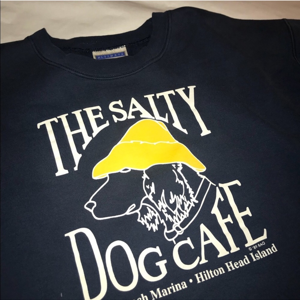 Vintage Salty dog cafe sweatshirt